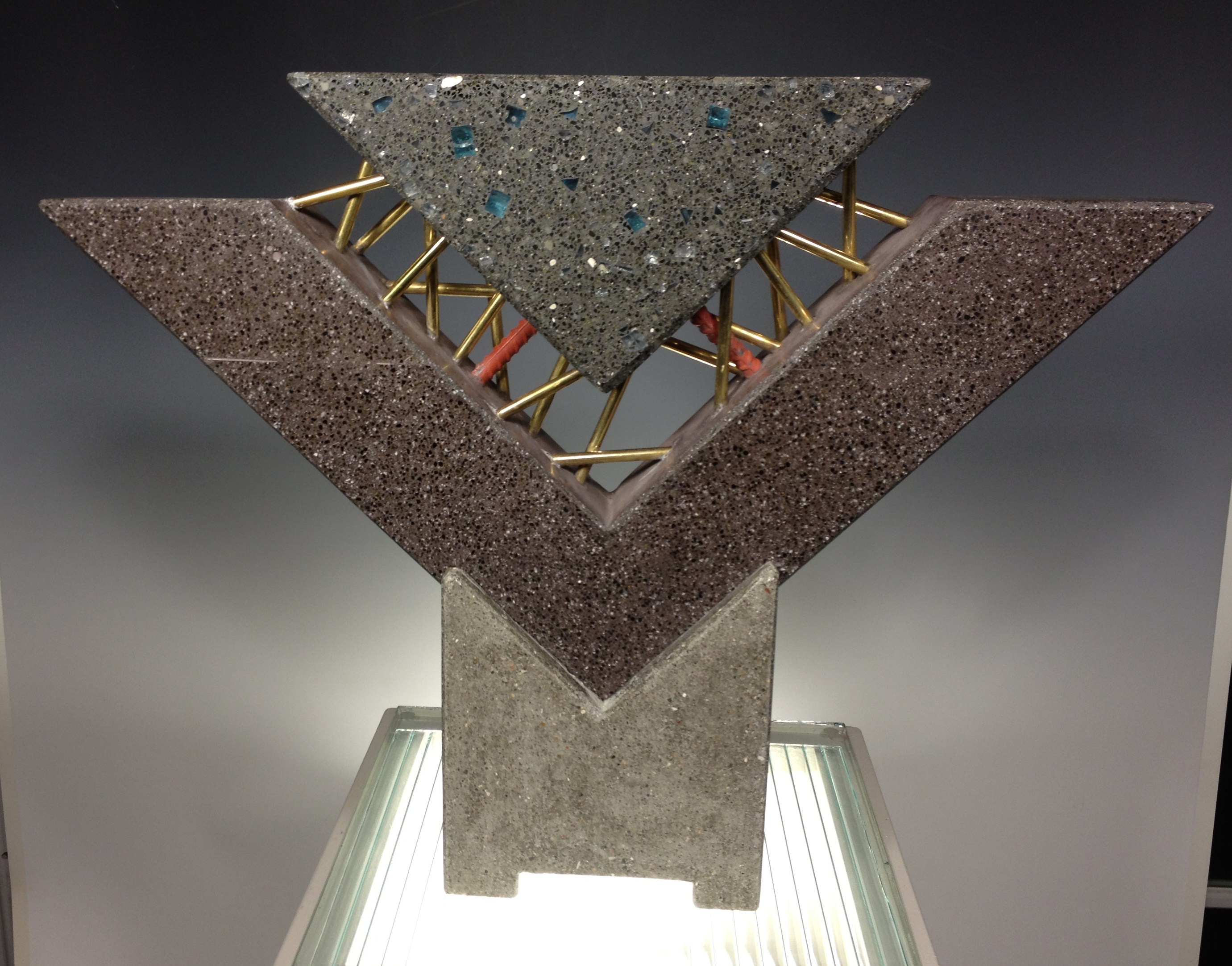 Polished Concrete, glass, and metal : Michael Eddy Artist
