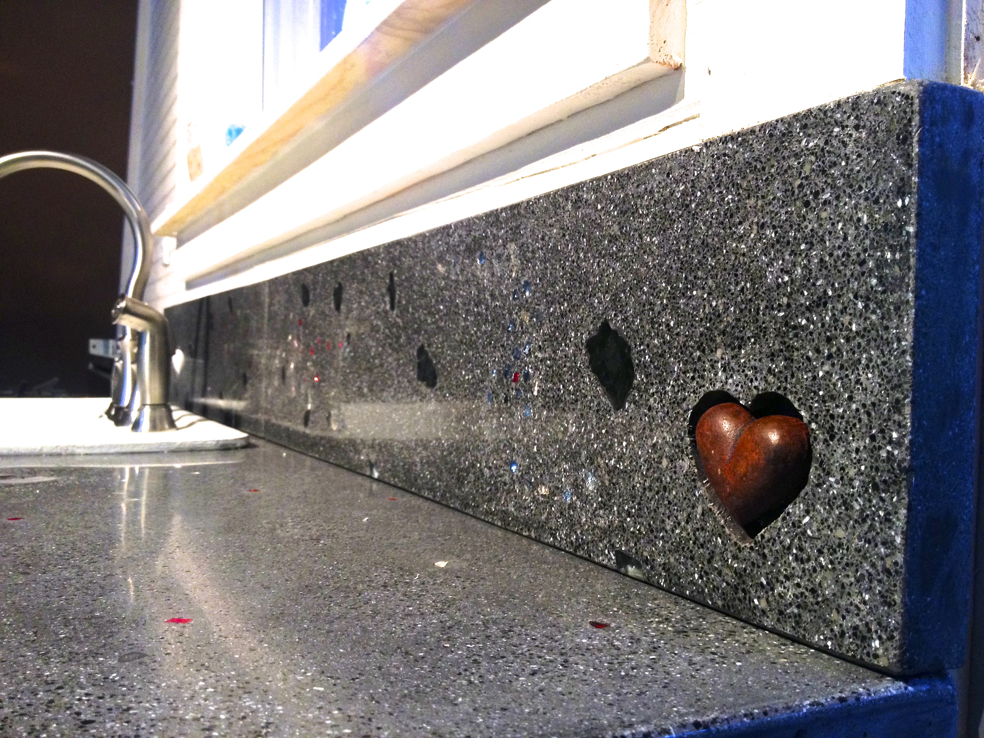 Custom Kitchen Concrete Countertop Michael Eddy Artist